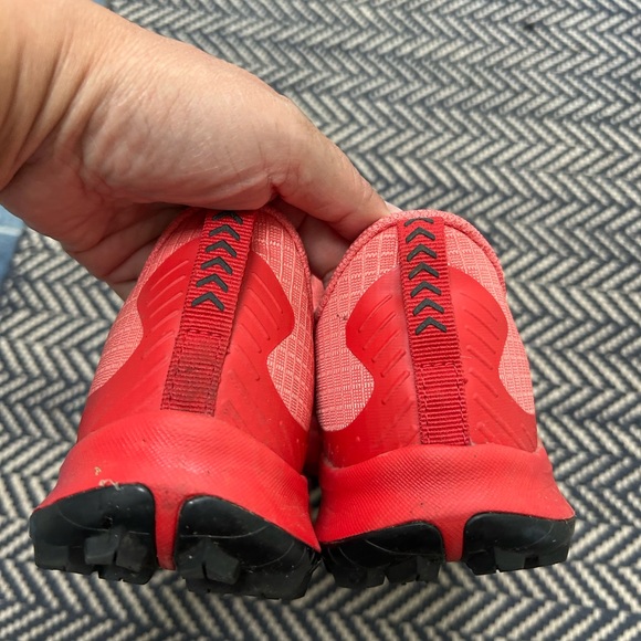 Saucony Women's Peregrine 12 Trail Red/Coral Running Shoes 6.5 - Picture 4 of 7